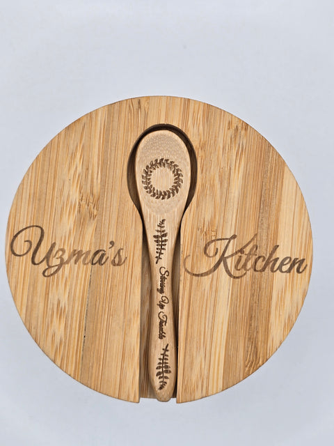 Bamboo Salt Cellar Design (Top)