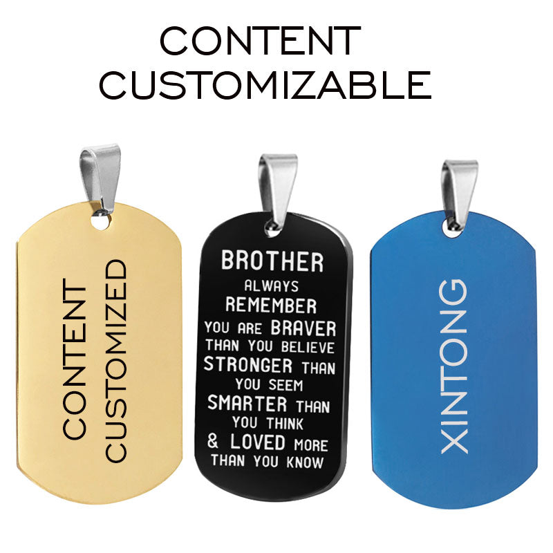 Customizable Dog Tag