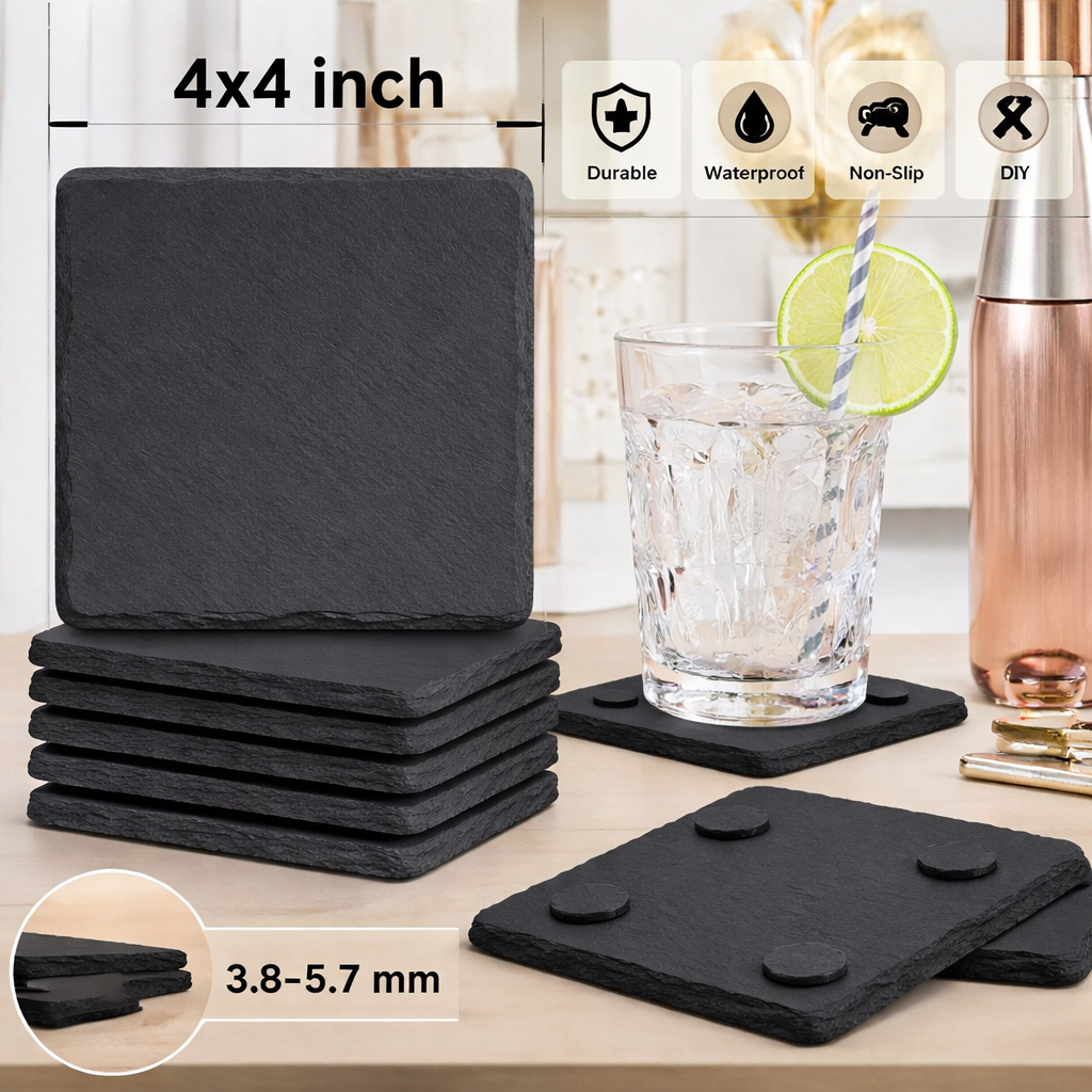 Ramadan Slate Coaster Set