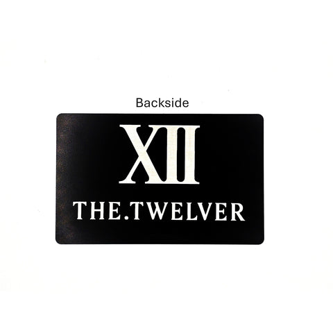 Aluminum Business Card - Backside