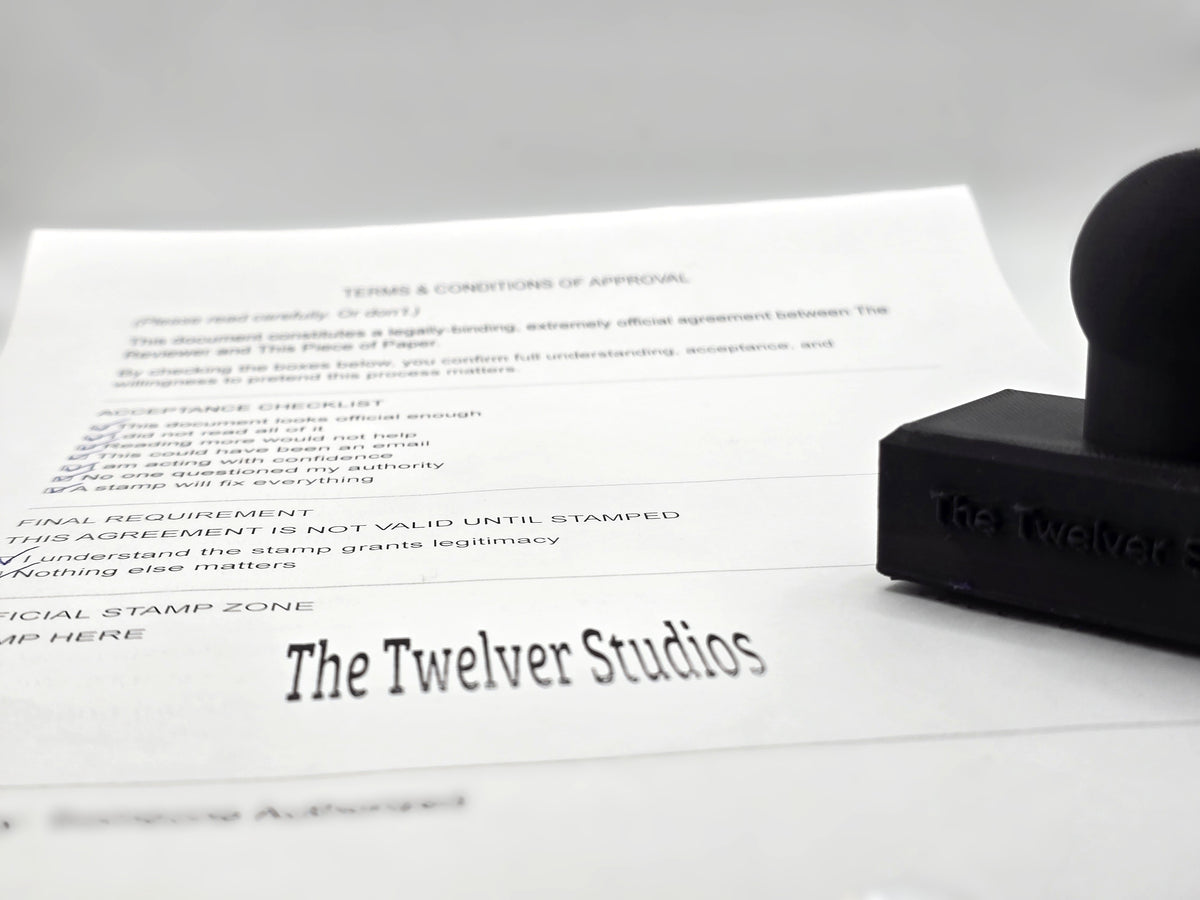 Signature Rubber Stamp