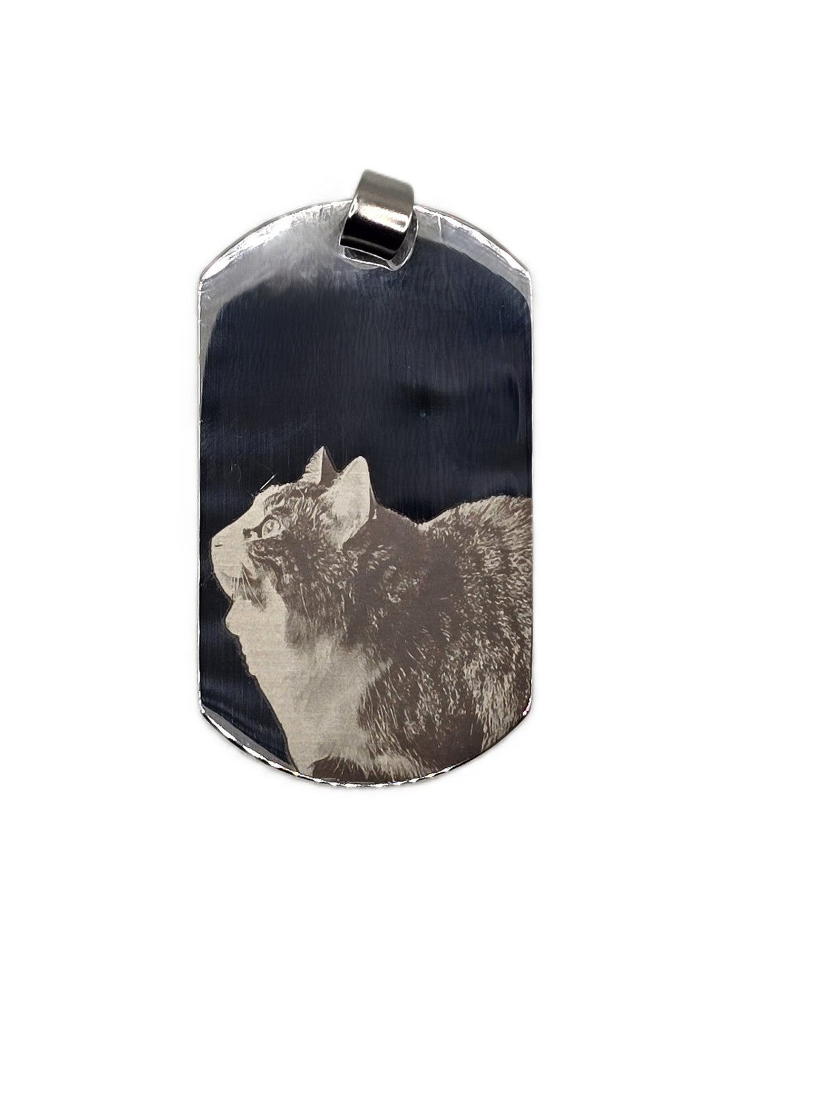 Stainless Steel Engraved Pendant