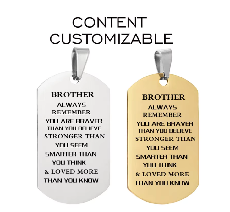 Customizable Dog Tag