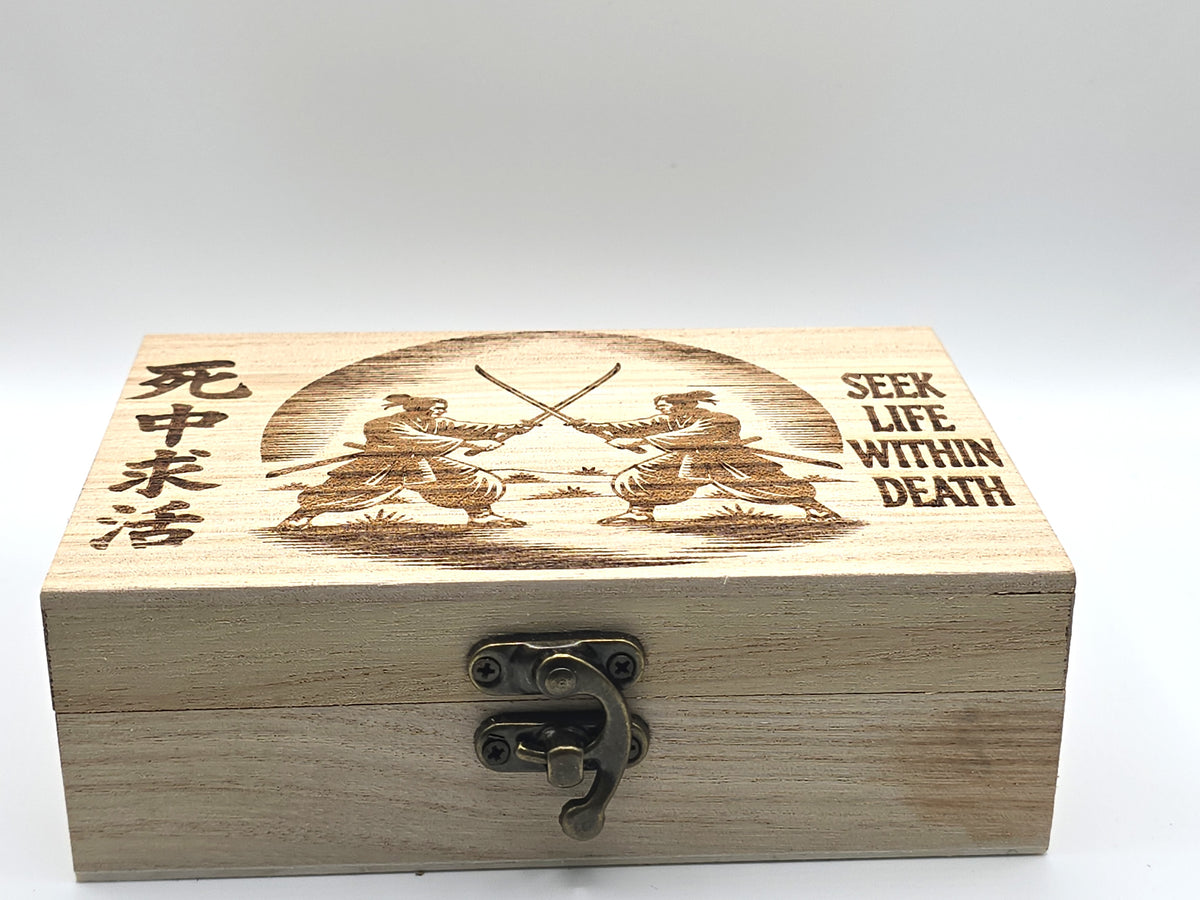 Samurai Spirit Wooden Keepsake Box