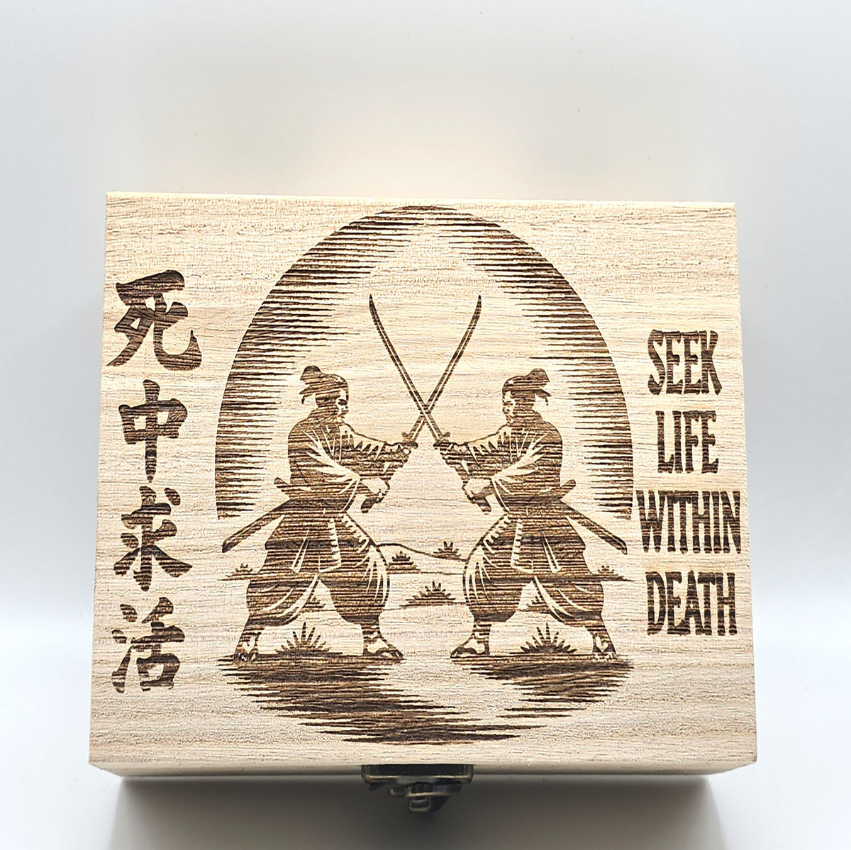 Samurai Spirit Wooden Keepsake Box