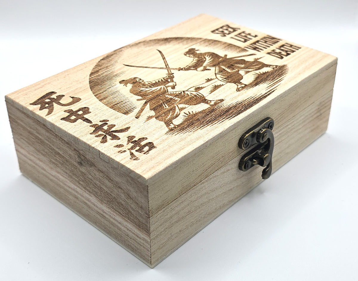 Samurai Spirit Wooden Keepsake Box