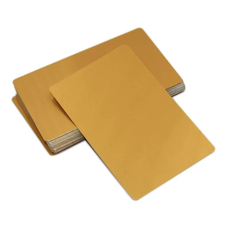 Custom Aluminum Business Cards