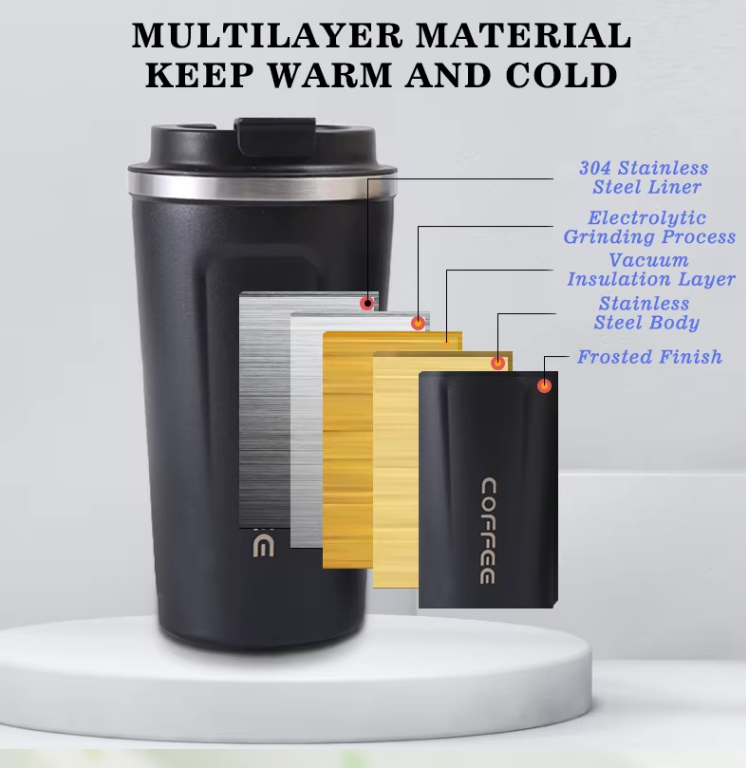 LED Temperature Display Coffee Mug