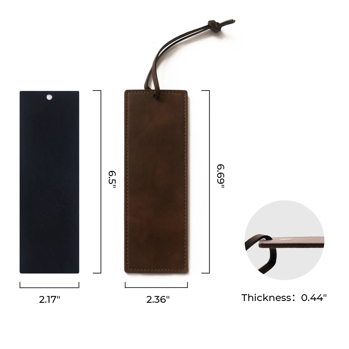 PU Leather Bookmarks