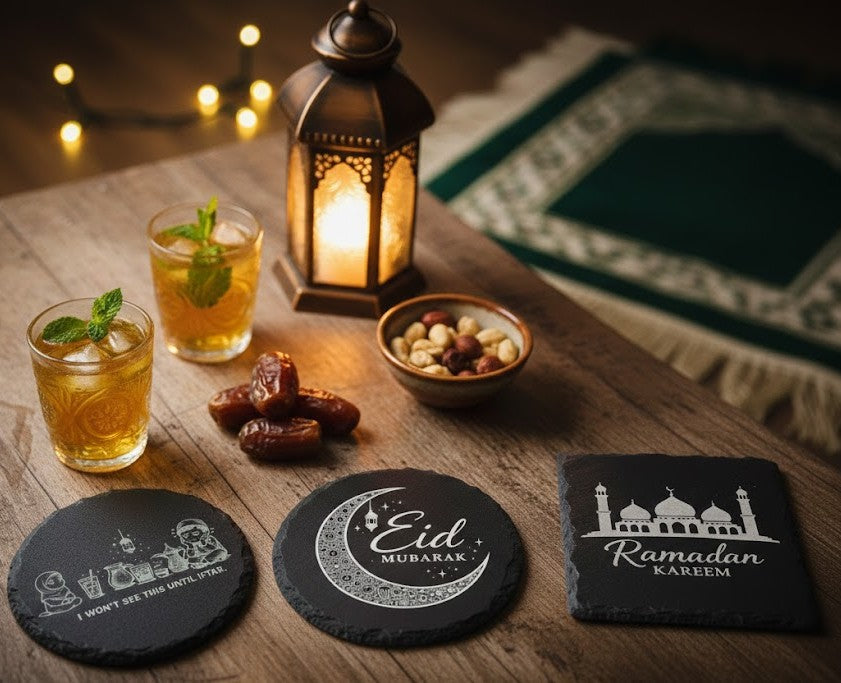 Ramadan Slate Coaster Set